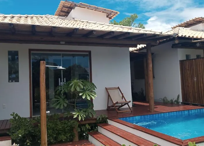 Casa 2 Suítes com Ar, Piscina a 400 mts Praia - Taipu de Fora Barra Grande #3